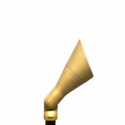 Elite Series Heavy Cast Brass MR20 Spot With Angled Hood