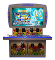 Metal 4 Player Fish Table Game Cabinet