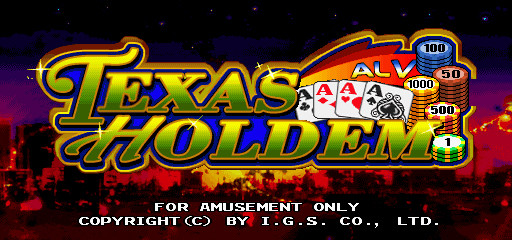 Texas Holdem Poker Game By IGS - CGA - Great Lakes Amusement