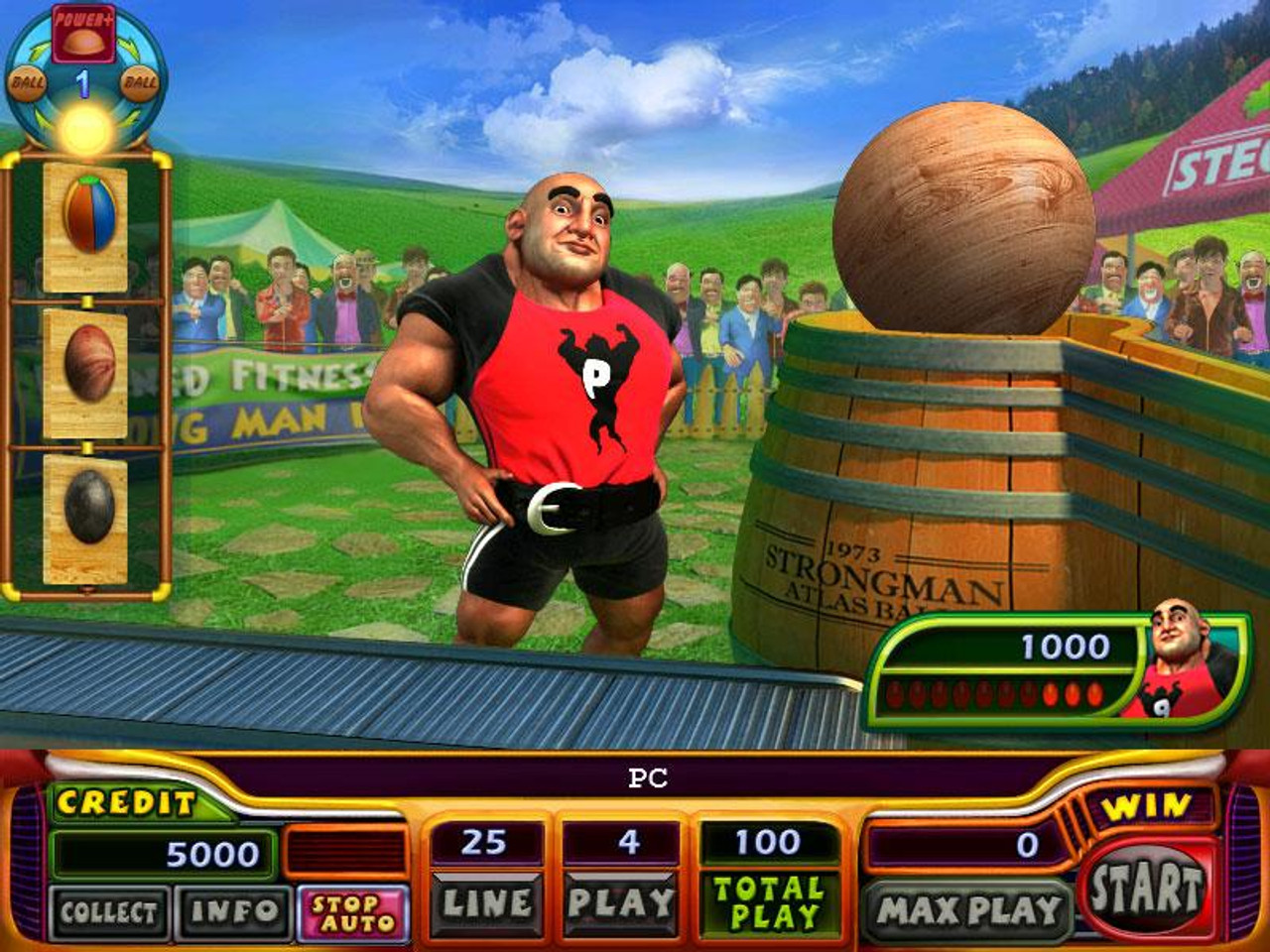 Strongman Game By Astro - VGA 25 Liner