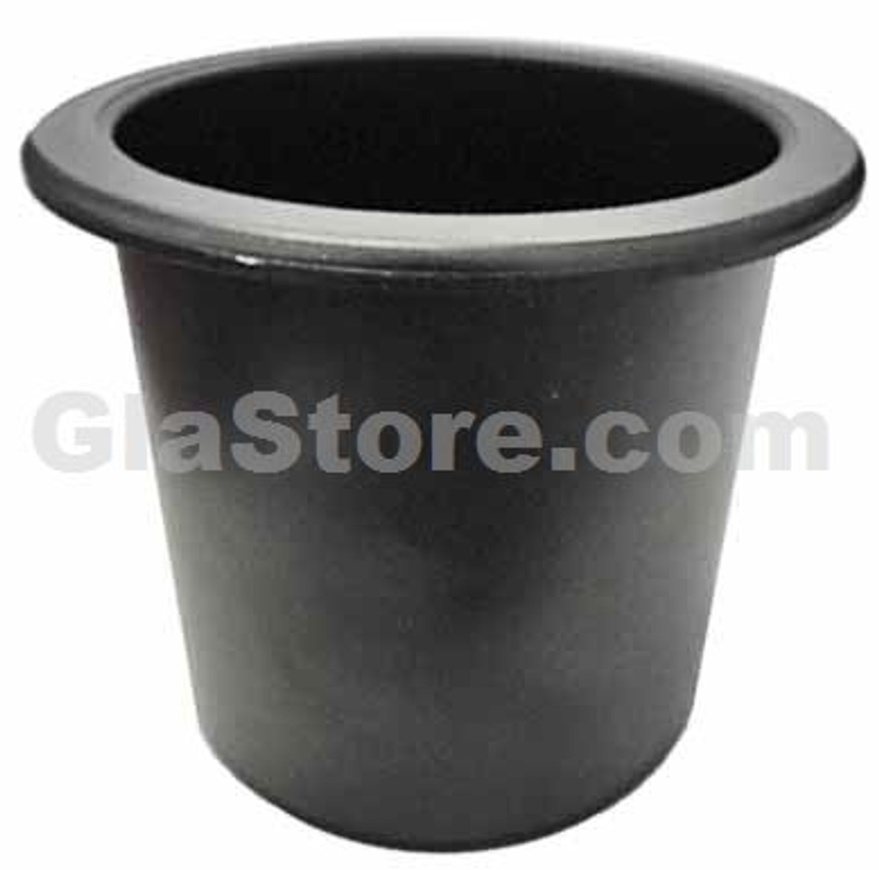 Black Plastic Cup Insert for Installing New Cup Holder 1.5 Deep x 2.75 Dia