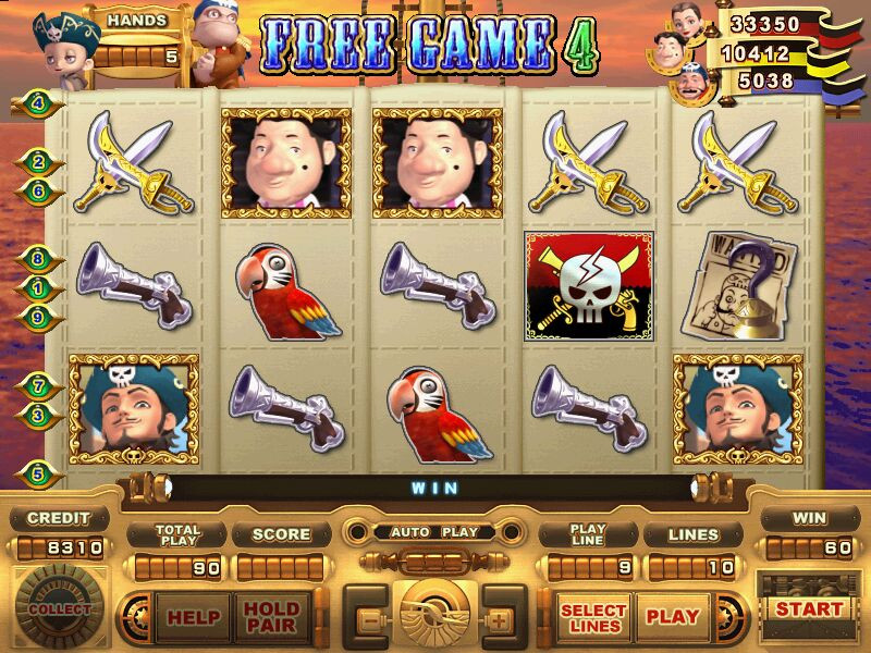 Captain Jack Game By IGS - VGA 9 or 25 Liner - Great Lakes Amusement