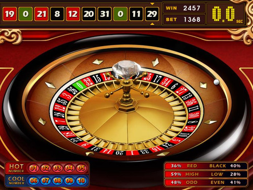 Royal Club Roulette Main Game Upper Screen