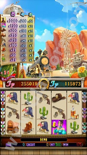 Wild Wild West Vertical Game by Subsino