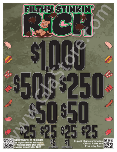 Filthy Stinkin' Rich! Pull Tabs