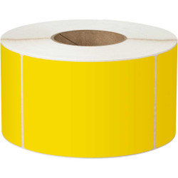 100mm x 150mm Yellow Thermal Transfer Label 1000 Labels per roll 76mm Core TTY10015076