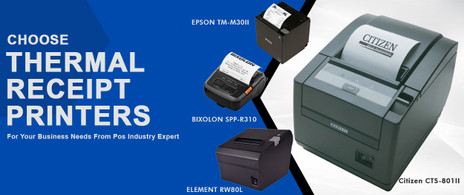 Choose thermal receipt printers for your business needs from POS industry expert Choose thermal receipt printers for your business needs from POS industry expert