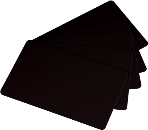 Blank Matt Black PVC cards, Pack of 100 cards C8001-100 Blank Matt Black PVC cards, Pack of 100 cards C8001-100