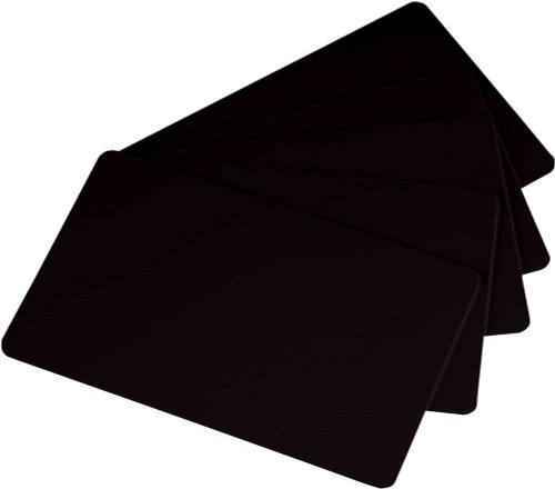 Blank Matt Black PVC cards, Pack of 500 cards C8001 - 500 Blank Matt Black PVC cards, Pack of 500 cards C8001 - 500