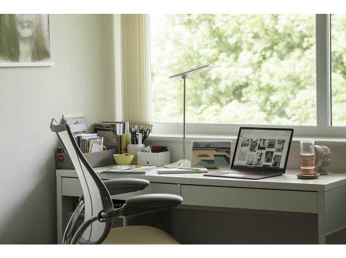 Humanscale Liberty Task, Adjustable Duron Arms, Monofilament Back Mesh in Black, Oxygen Seat in Black, Black Frame CCHUL111BM10O001 Humanscale Liberty Task, Adjustable Duron Arms, Monofilament Back Mesh in Black, Oxygen Seat in Black, Black Frame CCHUL111BM10O001