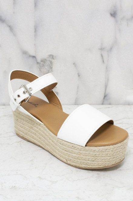 The Calliopi White Wedges - SWATCHES TEST