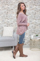 Side By Side Mauve Sweater