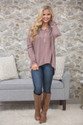 Side By Side Mauve Sweater