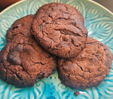 Choc chunk and chilli cookies. 