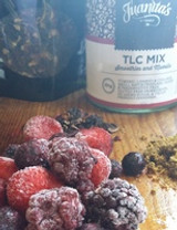 Berry , coconut and hibiscus flower smoothie Berry , coconut and hibiscus flower smoothie