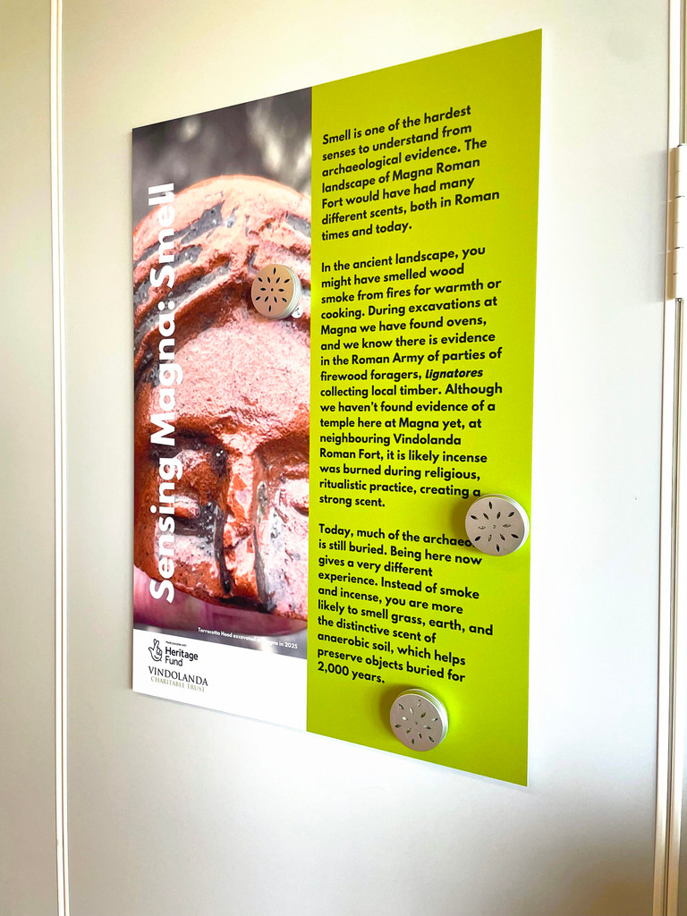 Roman Army Museum scents bring excavation to life