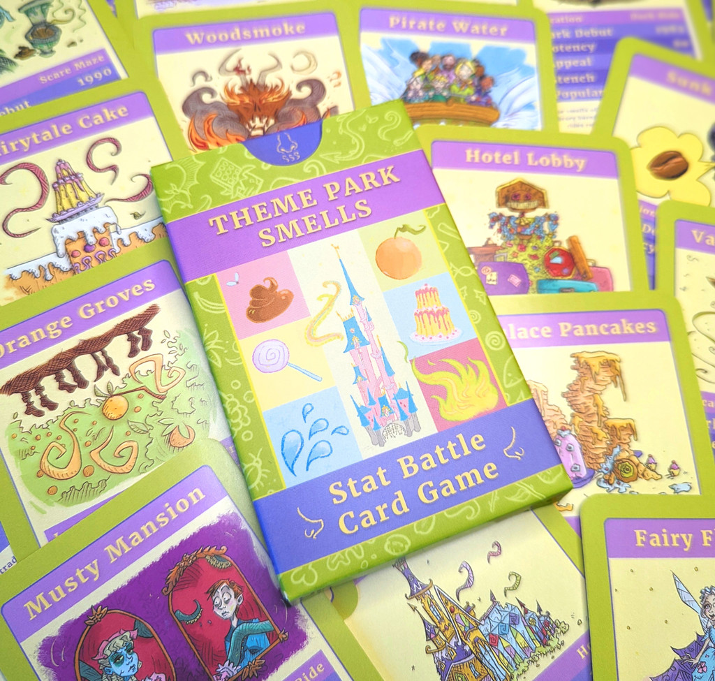 New Card Game Celebrates Theme Park Smells