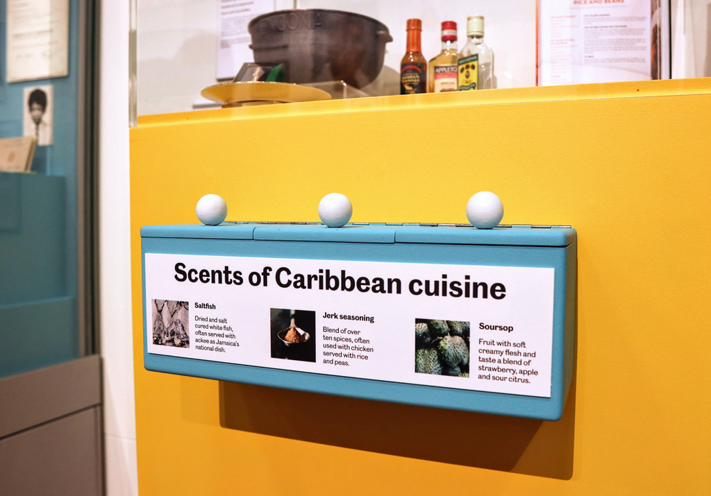 Museum smell boxes: The scents of Caribbean cuisine
