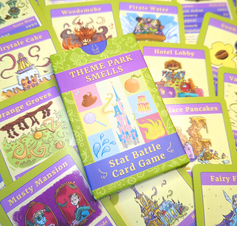 New Card Game Celebrates Theme Park Smells