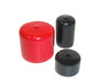 3/8" x 1/2" Round Tuff Pak Cap - 5,280 in Red or Black