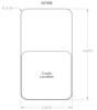 827808 - Stock Clamshell Packaging Header Card Dielines