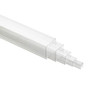 1/2" x 4' Standard Wall Square Clear Plastic Tube