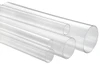 1" x 18" Standard Wall Round Clear Plastic Tube