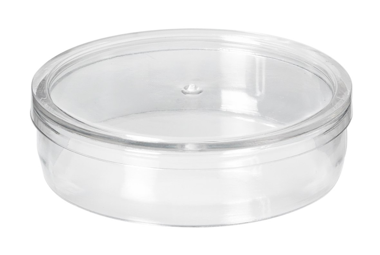 4" Round Clear Poly Plug - Stock 250/box