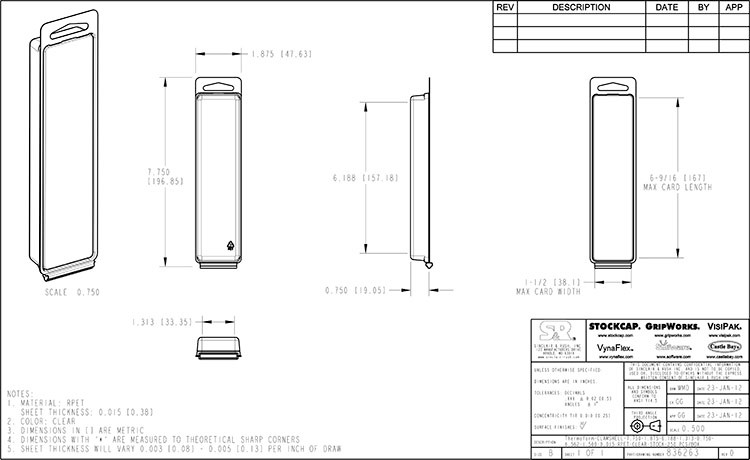 836263 - Stock Clamshell Packaging