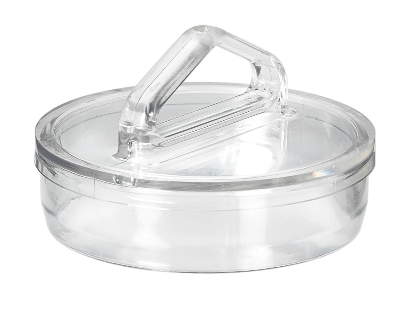 4" Round Clear Hanger Plug