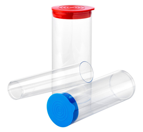 Clear Plastic Tubes - 3 x 6