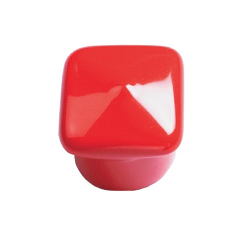 1/4" x 1/2" Red Anti-Roll Cap - 100 1/4" x 1/2" Red Anti-Roll Cap - 100