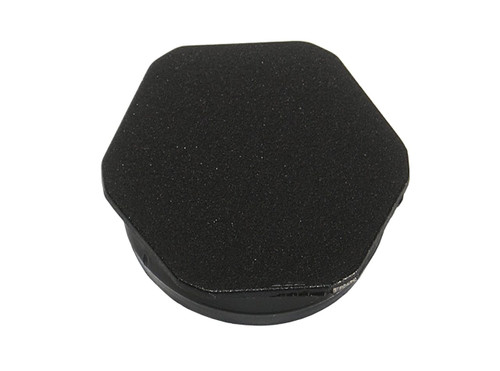 1/2" Black Hexagonal Poly Plug 1/2" Black Hexagonal Poly Plug