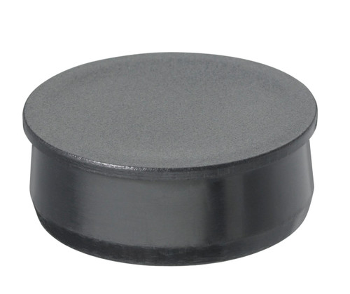 2" Black Round Poly Plug 2" Black Round Poly Plug