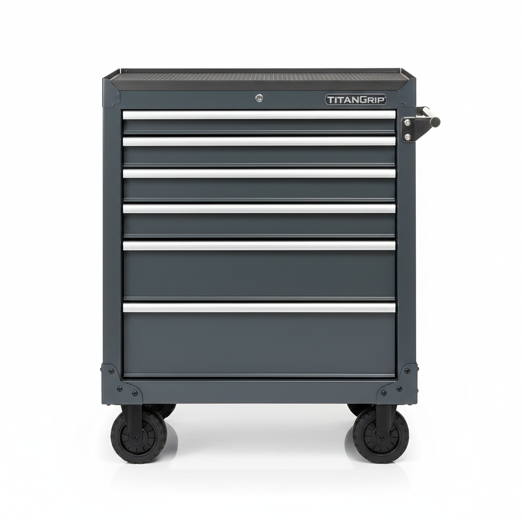 TitanGrip Rolling Tool Chest 26 Inch 6-Drawer