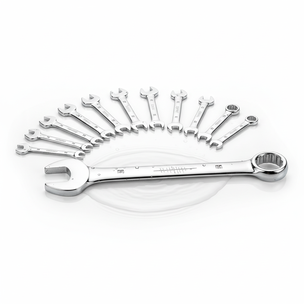 ChromeVan Steel Wrench Set 12pc Combination