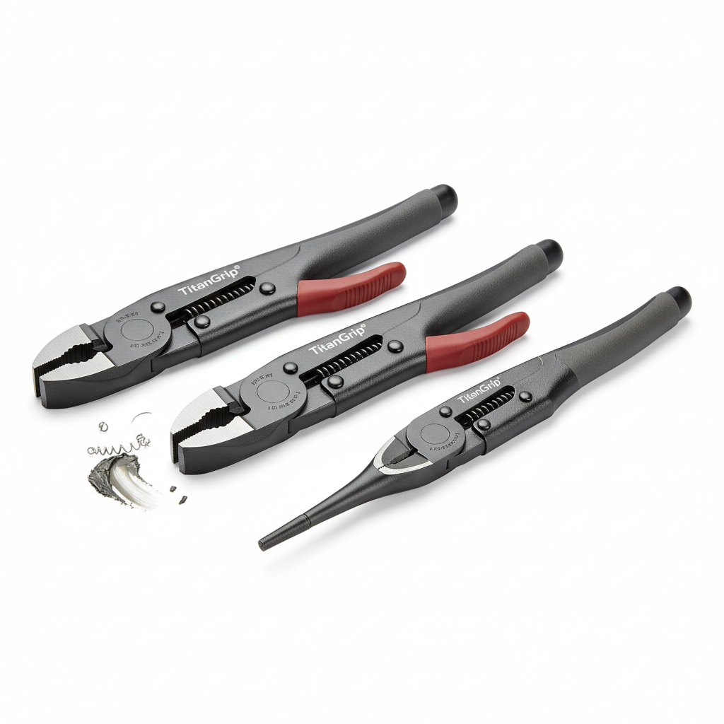 TitanGrip Locking Plier Set 3pc
