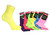 Neon blacklight glow crew socks Neon blacklight glow crew socks
