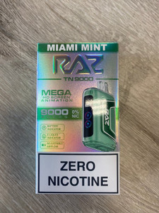 Miami Mint ZERO Nic 9k Disposable