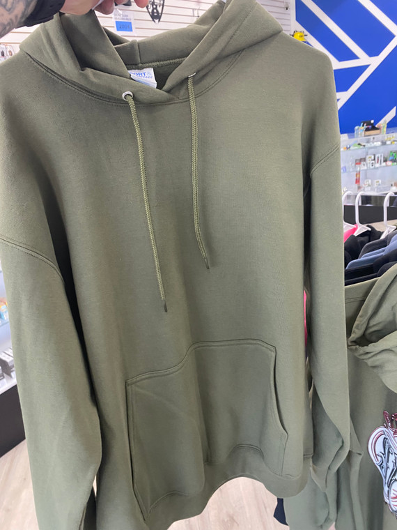 Green Hoodie (pull over)