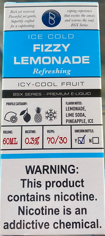 Fizzy Lemonade 3mg juice