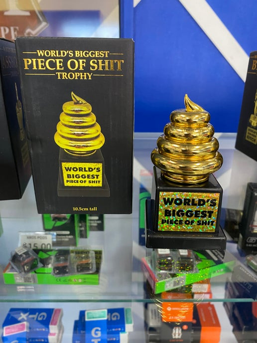 Worlds Biggest POS trophy