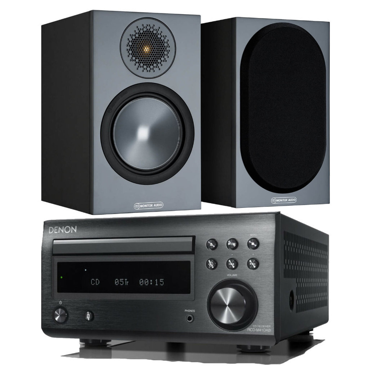 Denon RCD-M41 and Monitor Audio 6G Bronze 100 Bundle