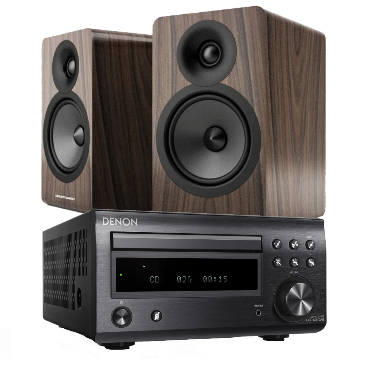 Denon RCD-M41 and Acoustic Energy AE100 Bundle - quantumAV