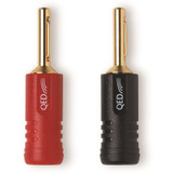 QED Airloc ABS 4mm Banana Plug (Single) — front view