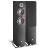 DALI Oberon 7 Floorstanding Speakers Black Ash (Pair) — pair hero view