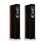 Q Acoustics Concept 500 Floorstanding Speakers (Pair) - Gloss Black & Rosewood