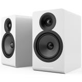 Acoustic Energy AE100 MK2 Bookshelf Speakers Satin White (Pair) — hero view