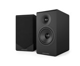 Acoustic Energy AE300² Matte Black angled view