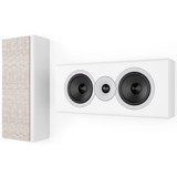 Acoustic Energy AE307 MK2 On-Wall Speaker Matte White (Single) — front view showing both orientations